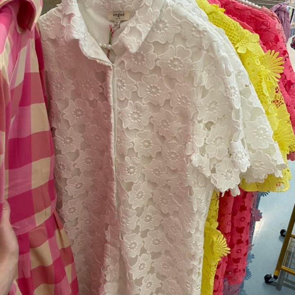 NWT white floral dress